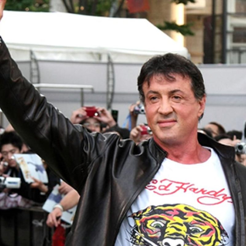 Sylvester Stallone Goes Out in Public!!!