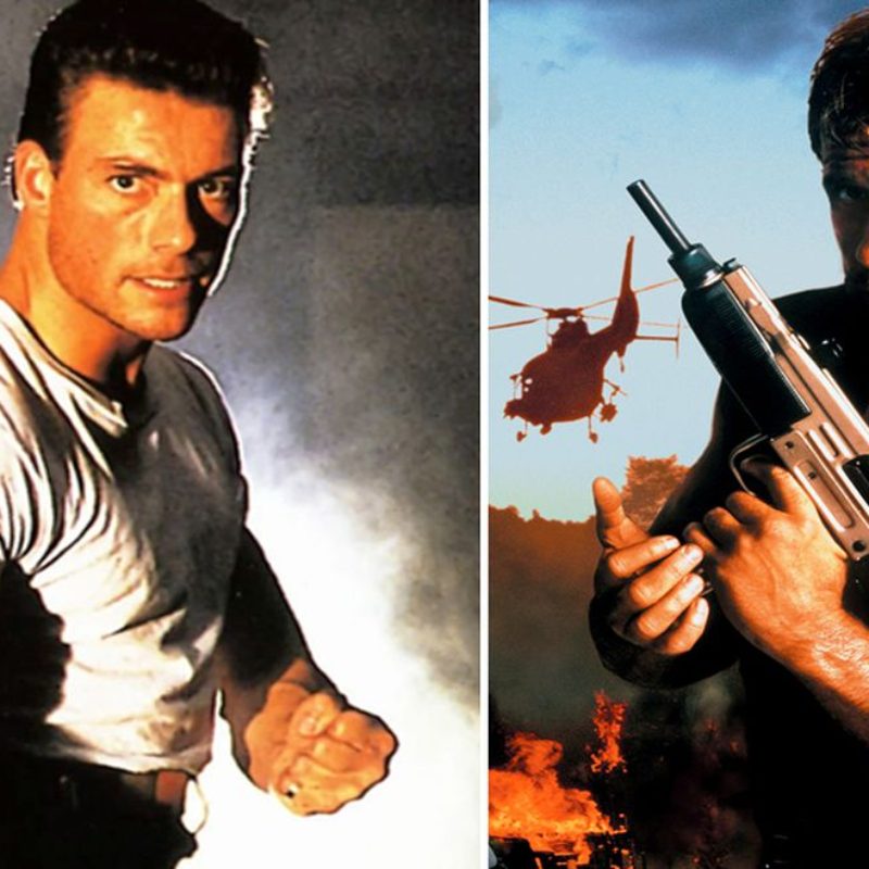 Jean Claude Van Damme vs Chuck Norris