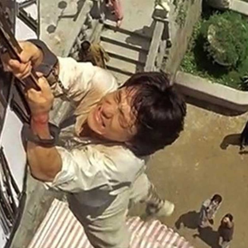 Stunts Jackie Chan going wrong