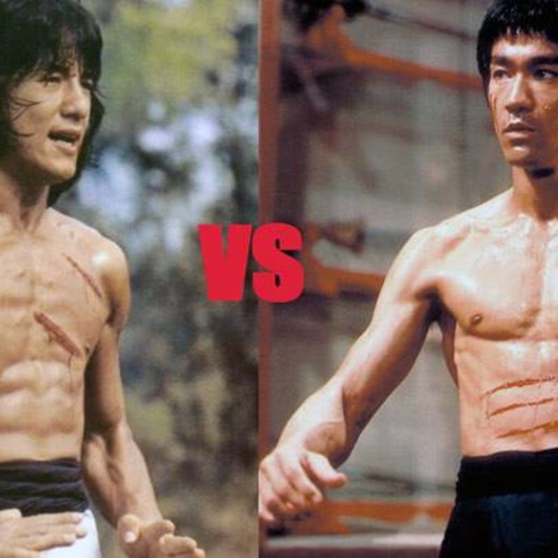 Bruce Lee Versus Jackie Chan!