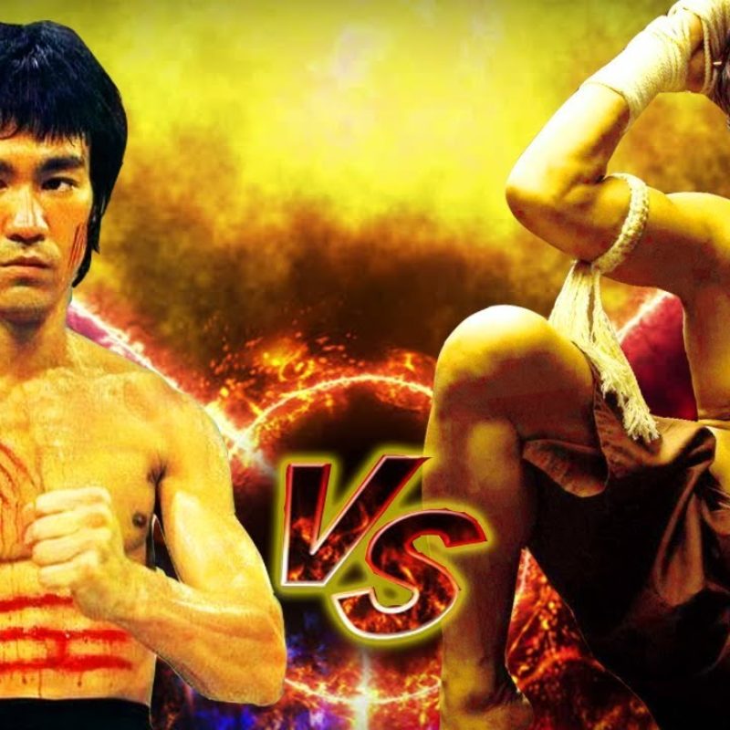 Tony Jaa vs Bruce Lee in Action