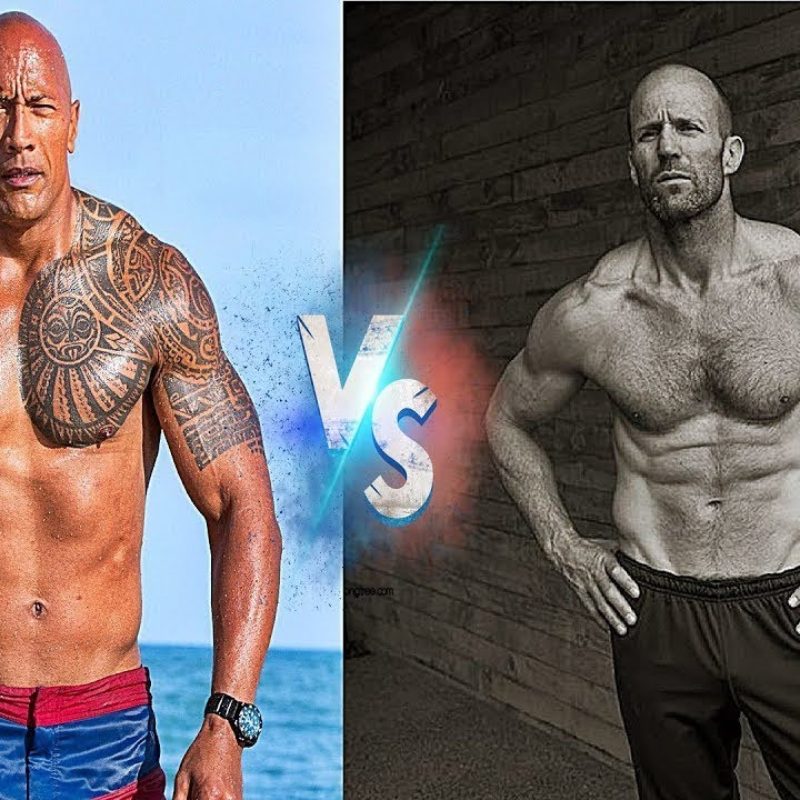 The Rock vs Jason Statham Transformation