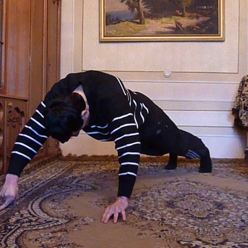 Very Hard Style Two-finger push ups