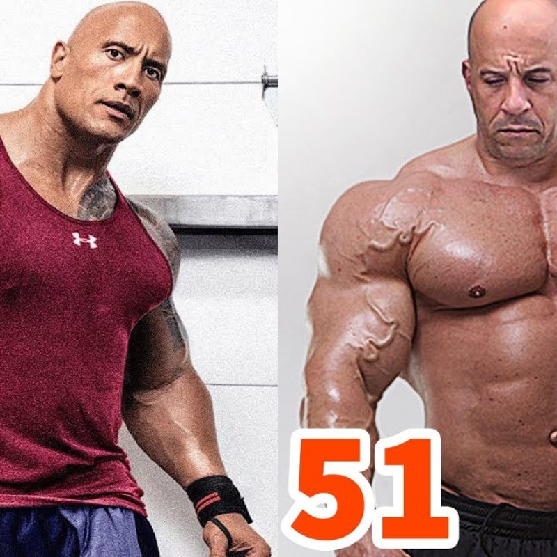 The Rock vs Vin Diesel Transformation 