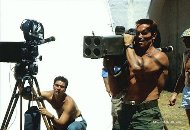 Commando (1985) filming