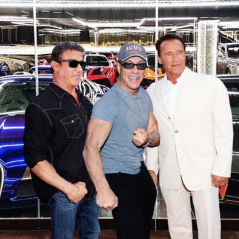 Van Damme, Arnold Schwarzenegger, Sylvester Stallone Cars Collection