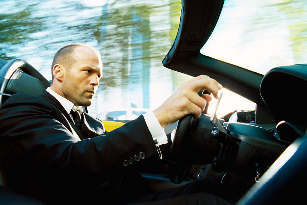 Fast and furious jason statham driving car