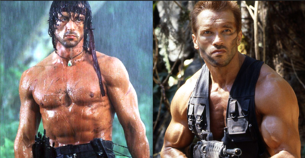 Stallone's Rambo vs. Arnie's Dutch: Who Would Win In A Fight