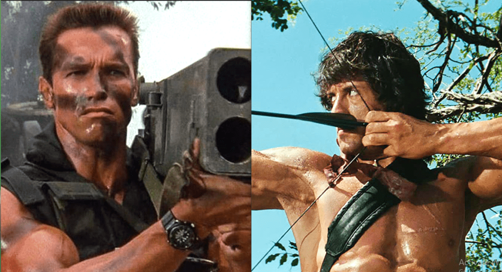 Arnold Schwarzenegger and Sylvester Stallone rivalry added more 'killings' in 'Commando' to outdo 'Rambo'