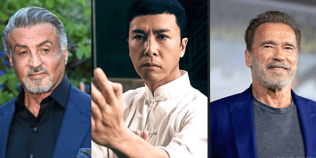 Donnie Yen Once Revealed In An Interview That He Was Motivated By Action Stars Like Arnold Schwarzenegger And Sylvester Stallone