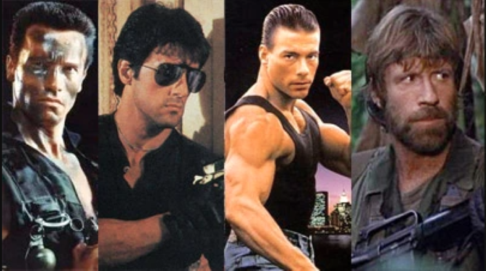 10 Biggest 1980s Action Stars, Ranked