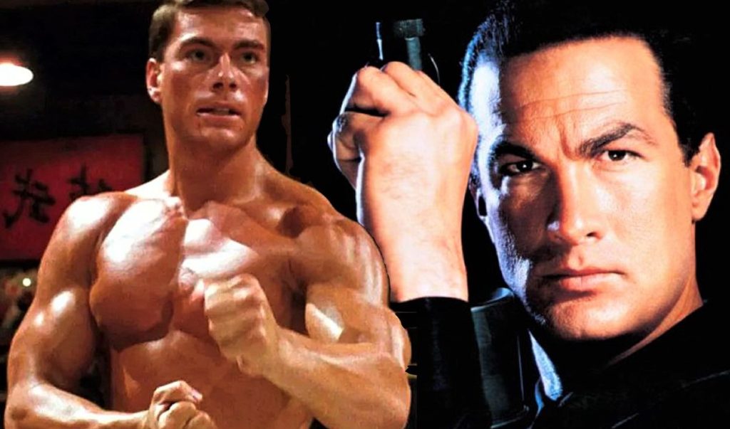 Epic Fight In Between JCVD And Steven Seagal Which Began At Stallone's During Party.