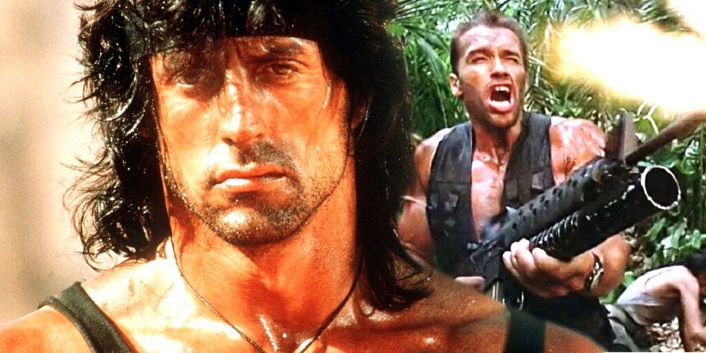 Rambo vs Predator. Feature Film Mashup: Made For Fans