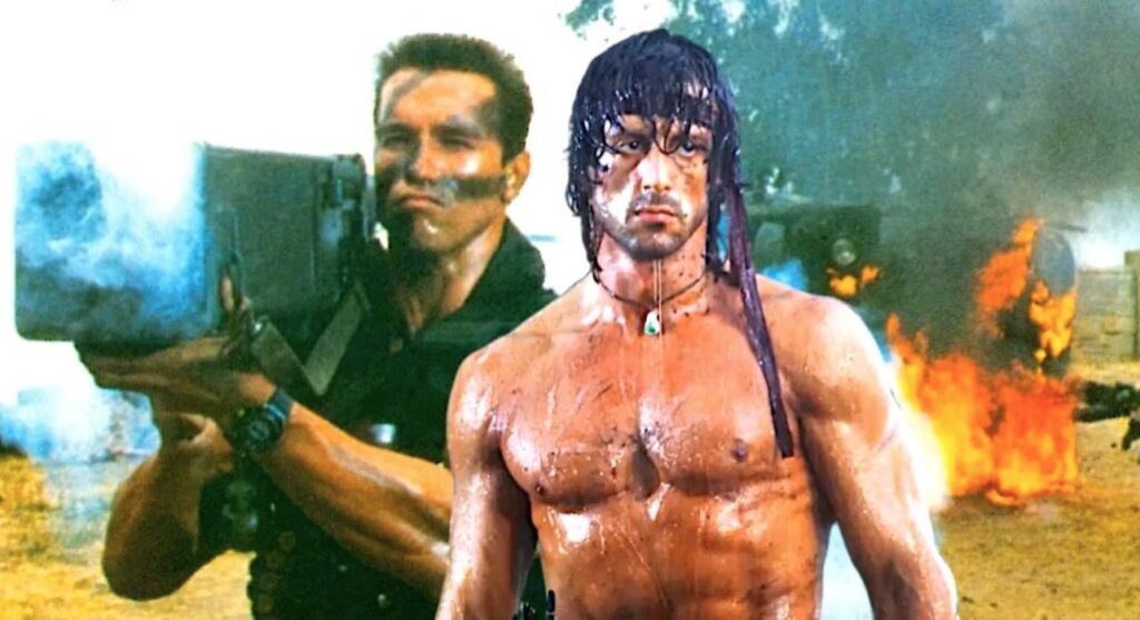 Arnold Schwarzenegger and Sylvester Stallone rivalry added more 'killings' in 'Commando' to outdo 'Rambo'