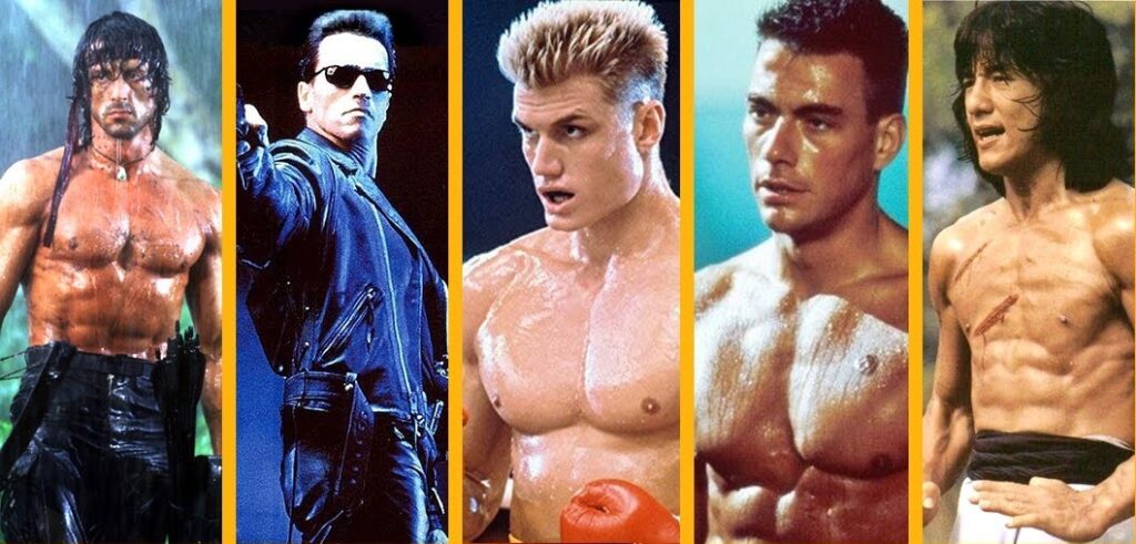 30 Action Stars 80-90s Then and Now 2023